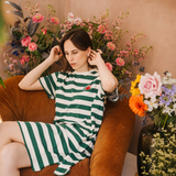 Breastfeeding T-Shirt Stripe Casa Azul Frida Dress