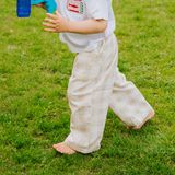 Gingham Adventure Pants Oatmeal