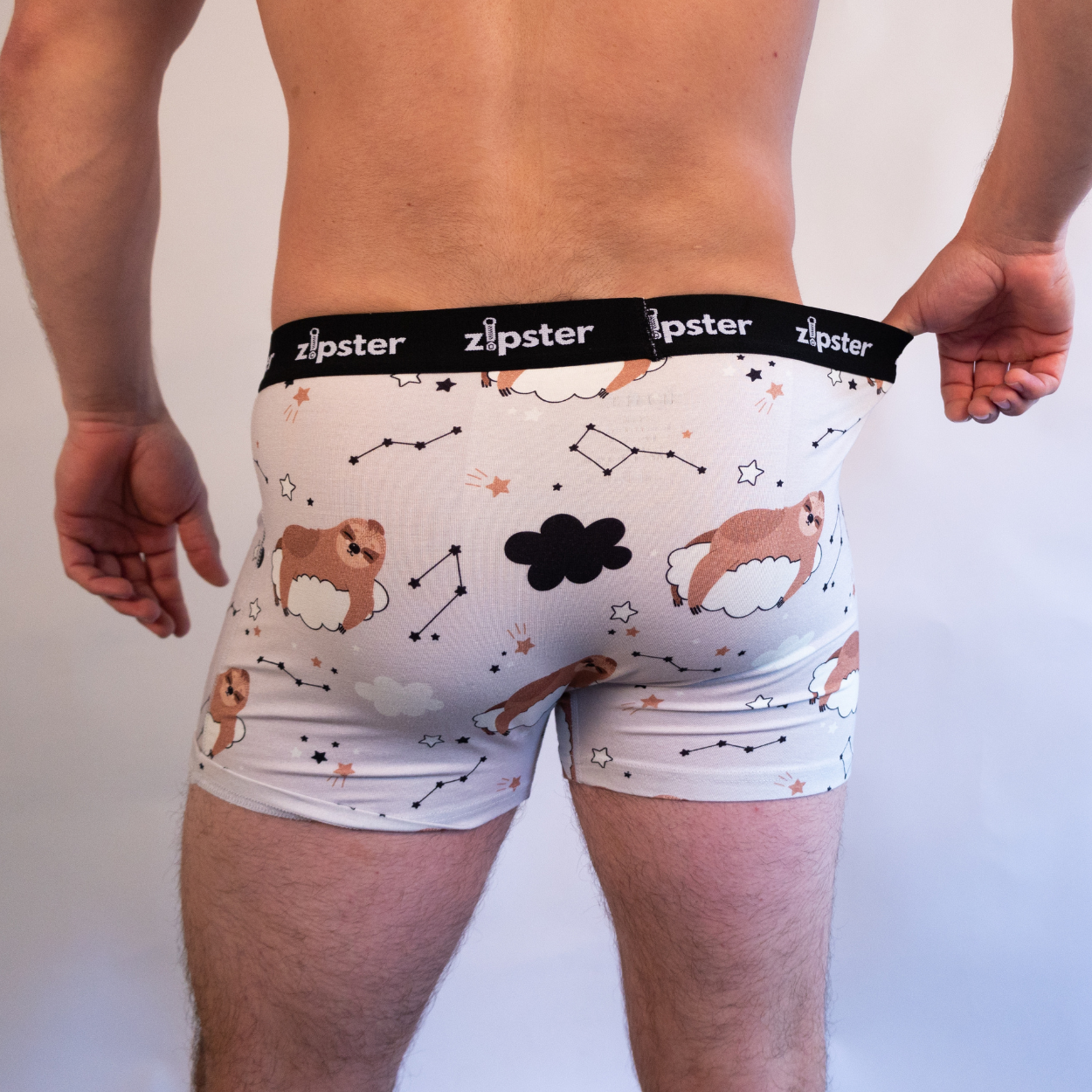 Herenboxershort luiaard