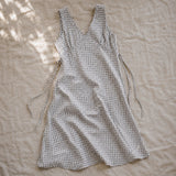 Sleeveless Breastfeeding Dress Windowpane