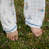 طقم بيجامة نسائي طقم بيجامة بيتر قماش قطني هوب