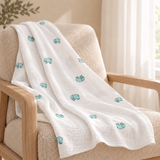 Baby Elephant Large Muslin Blanket