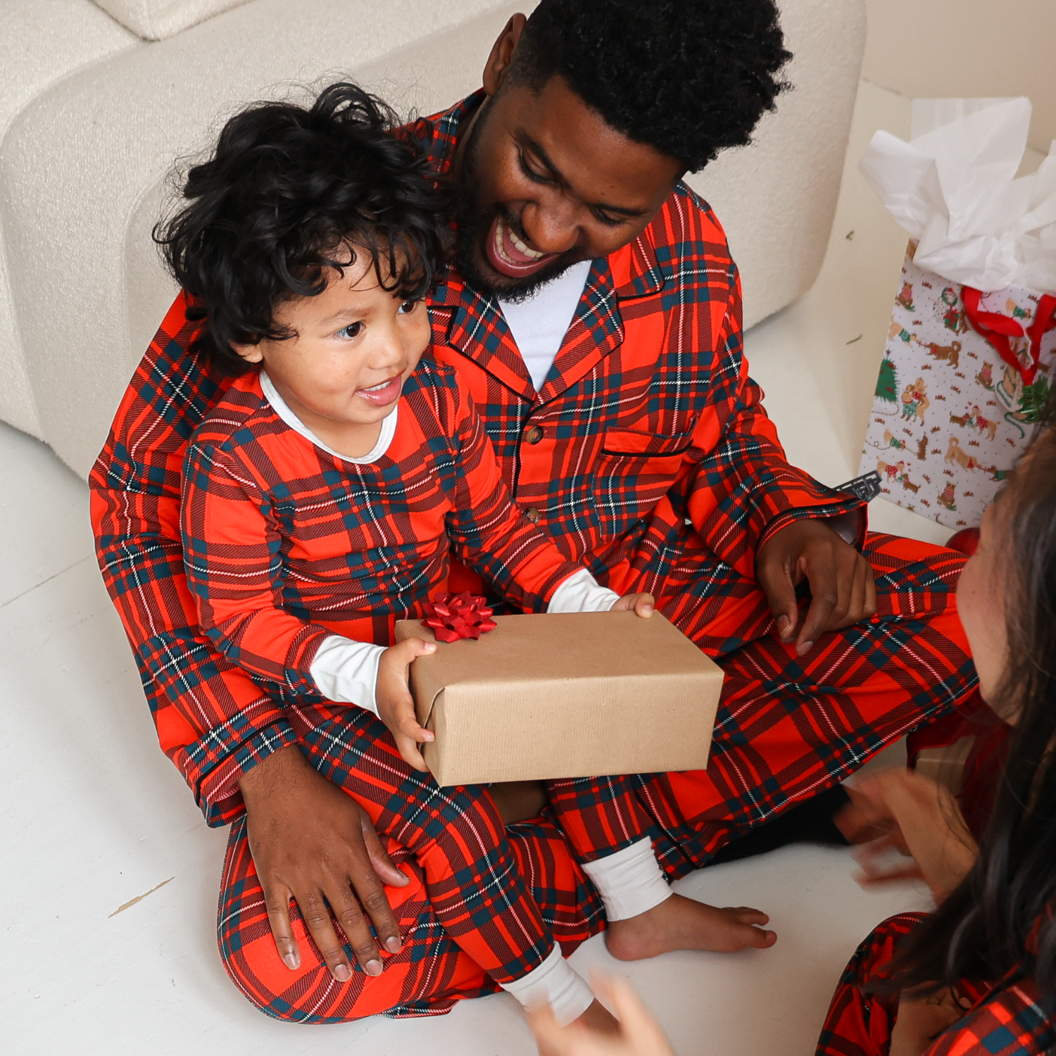 Ensemble de pyjamas pour enfants Red Tartan