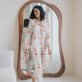 Damen-Pyjamaset Fuchsjunges