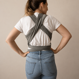 Bamboo Baby Wrap - Solid Pebble Grey