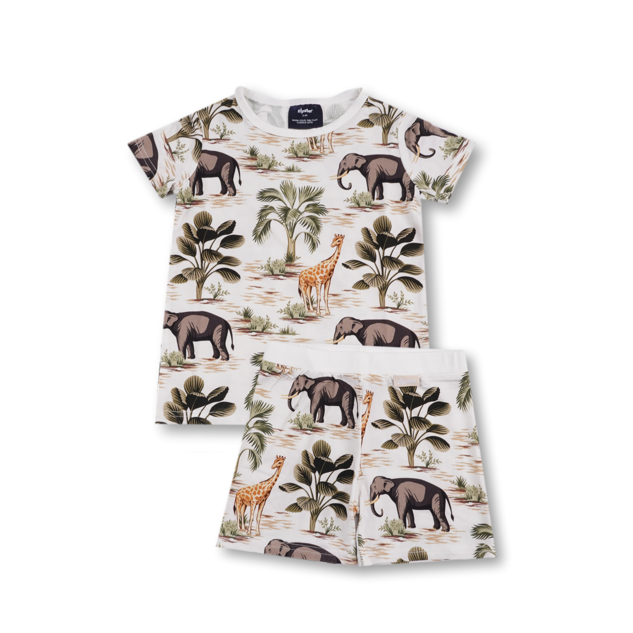 Children's Shortie PJ Set Jungle