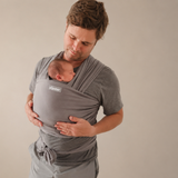 Bamboo Baby Wrap - Solid Pebble Grey