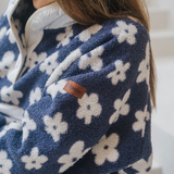 Breastfeeding Fleece Retro Flowers