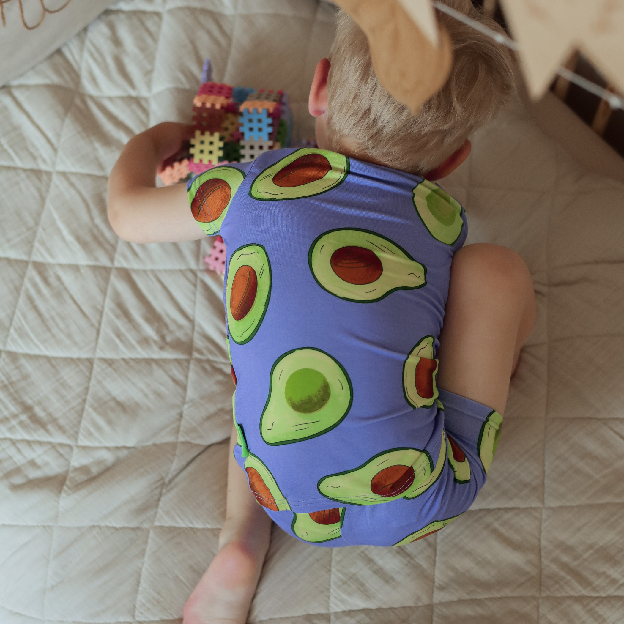 Infantil Shortie PJ Set Aguacate