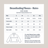 Breastfeeding Fleece Retro Flowers