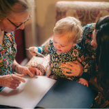 طقم بيجامة أطفال ويليام موريس بيجامة أطفال سارق الفراولة أزرق داكن