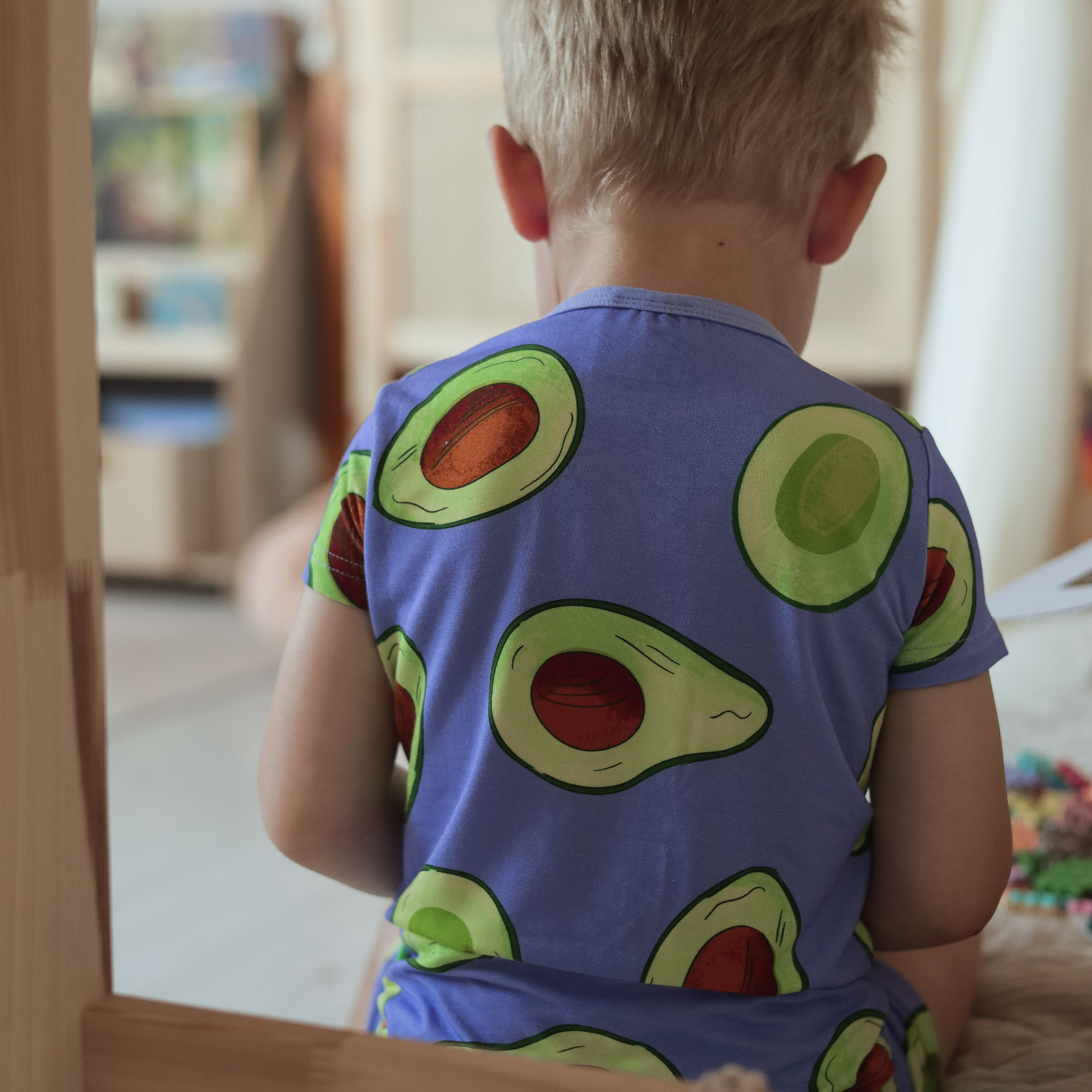 Für Kinder Shortie PJ-Set Avocado