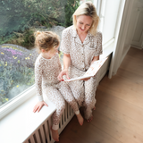 Dames Pyjama Set Luipaardprint