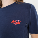 Borstvoeding T-shirt de hele nacht wakker