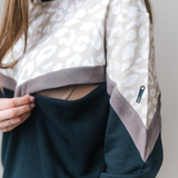 Felpa per l'allattamento - Leopardo