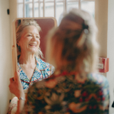 William Morris Ladies Pyjamas Set Strawberry Thief Navy Blue