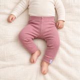 Ribbed Bamboo Leggings Rose
