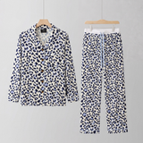 Ladies Pyjamas Set Snow Leopard