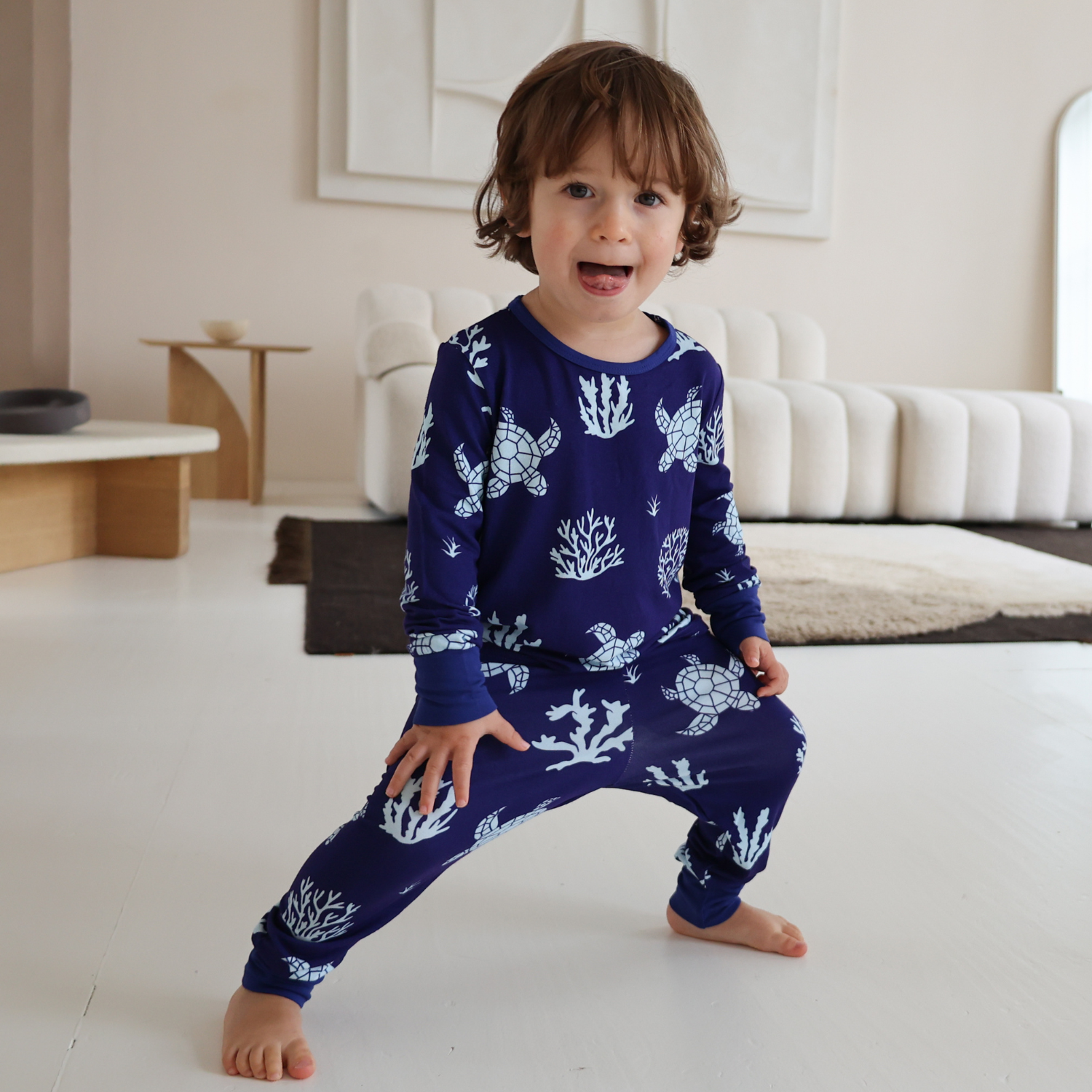 Kinder PJ Set Schildpad