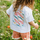 Oversized Kid's T-Shirt White Sardines