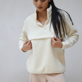 Breastfeeding Fleece - Ivory