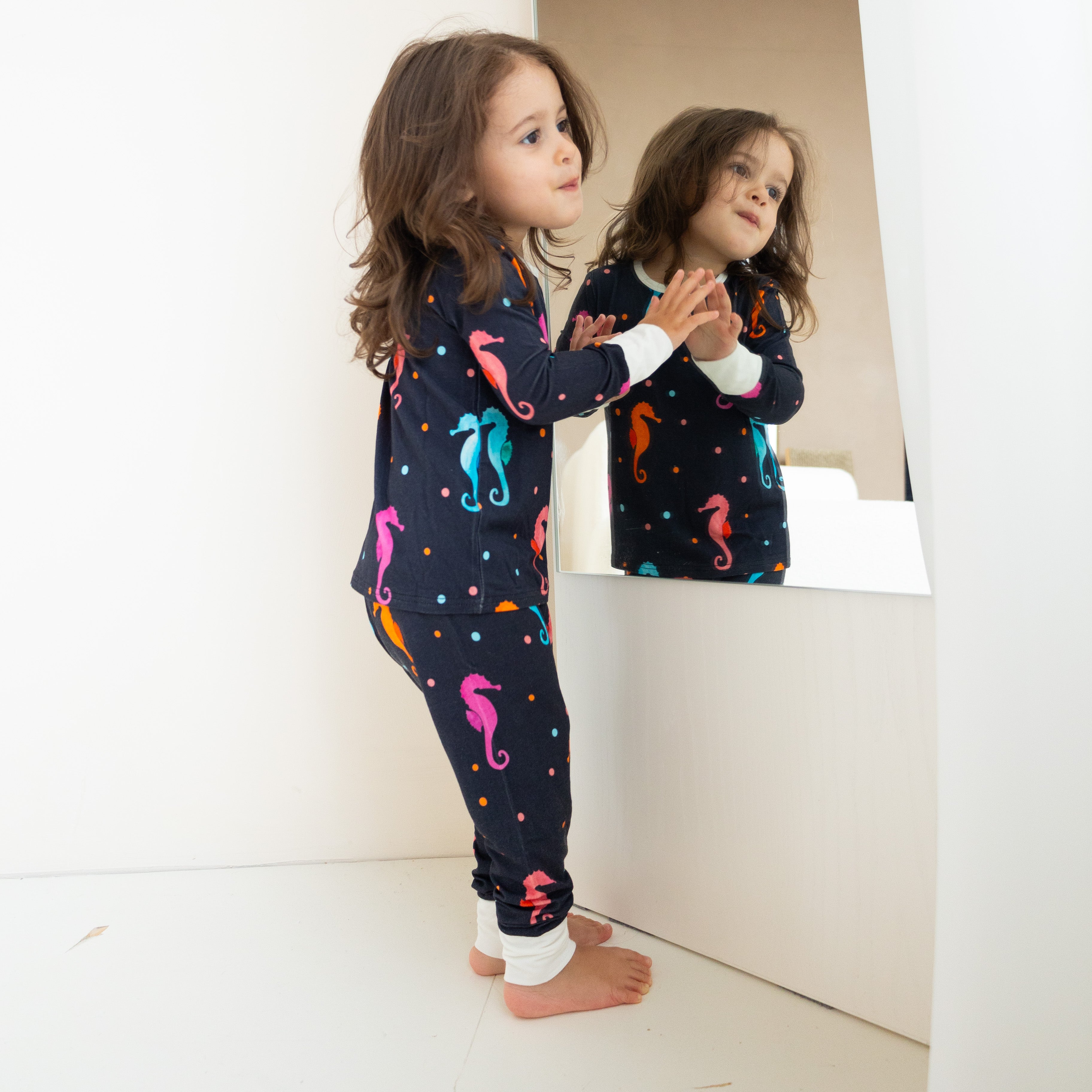 Children's PJ Set Seahorse