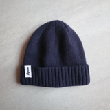 Bamboo Knit Beanie - Navy Blue