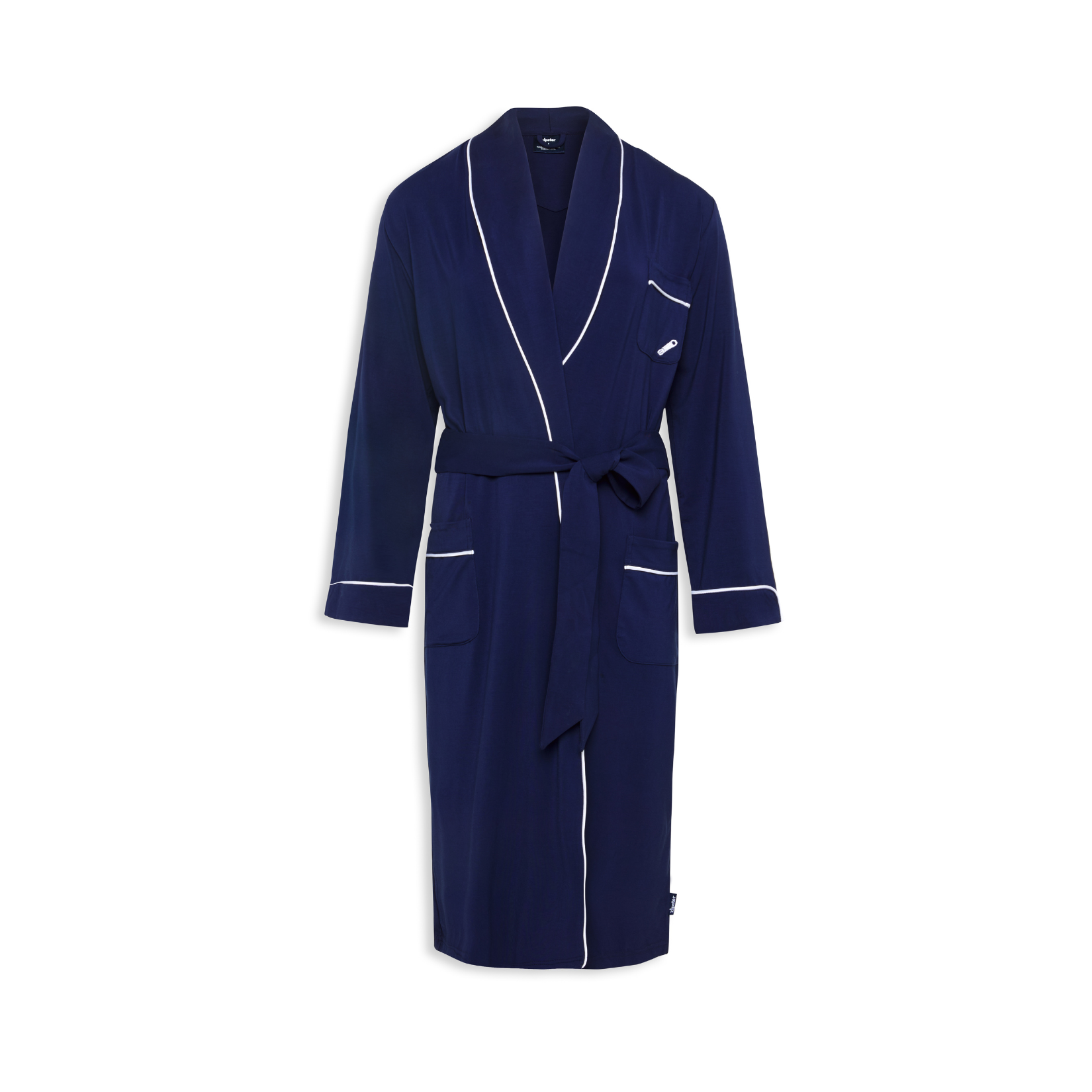 Women's Navy Heritage Bamboo Robe