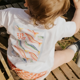 Oversized Kid's T-Shirt White Sardines