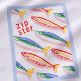 Oversized Kid's T-Shirt White Sardines