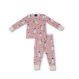 Kinder PJ Set Roze Pinguïn