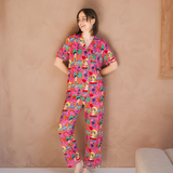 Ladies Pyjamas Set Frida Fiesta de Colores