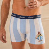 Herren-Boxershorts „Asterix & Obelix“ mit Streifenmuster