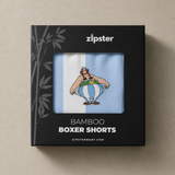 Herren-Boxershorts „Asterix & Obelix“ mit Streifenmuster