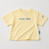 Oversized Kid's T-Shirt Yellow Slow Days