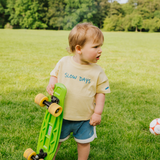 Oversized Kid's T-Shirt Yellow Slow Days