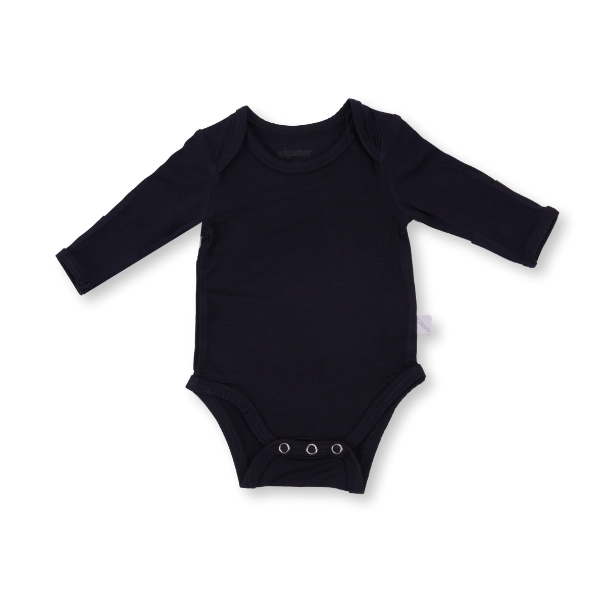 Langärmeliger Body Suit Marineblau