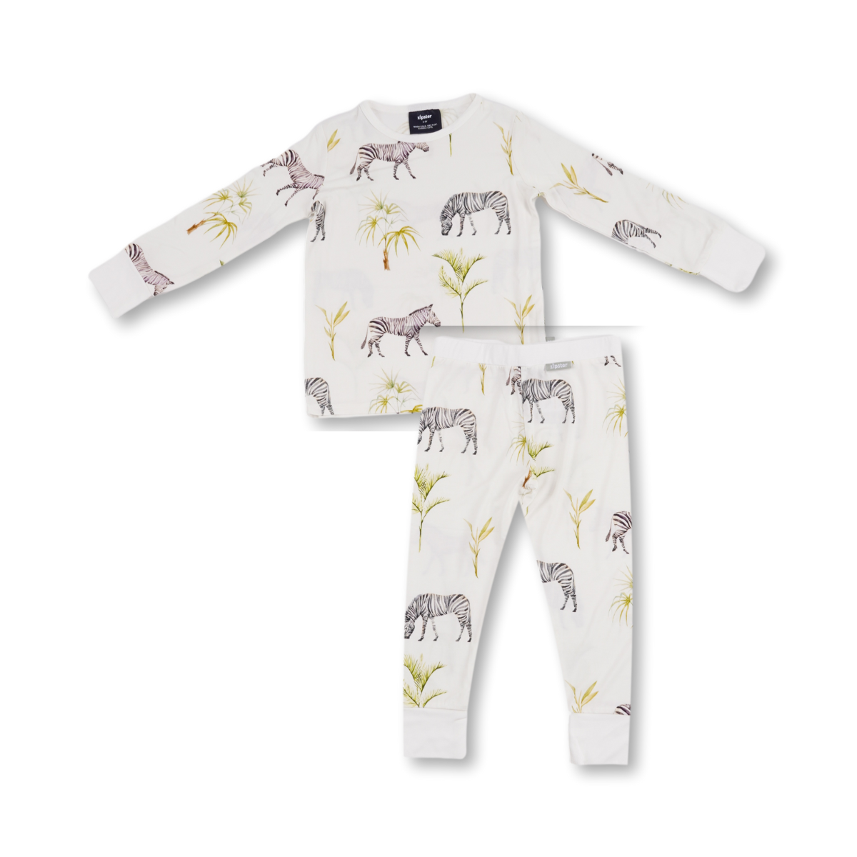 Kinder-PJ-Set grasendes Zebra