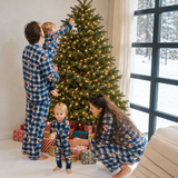 Ladies Pyjamas Set Merry Mutt Plaid