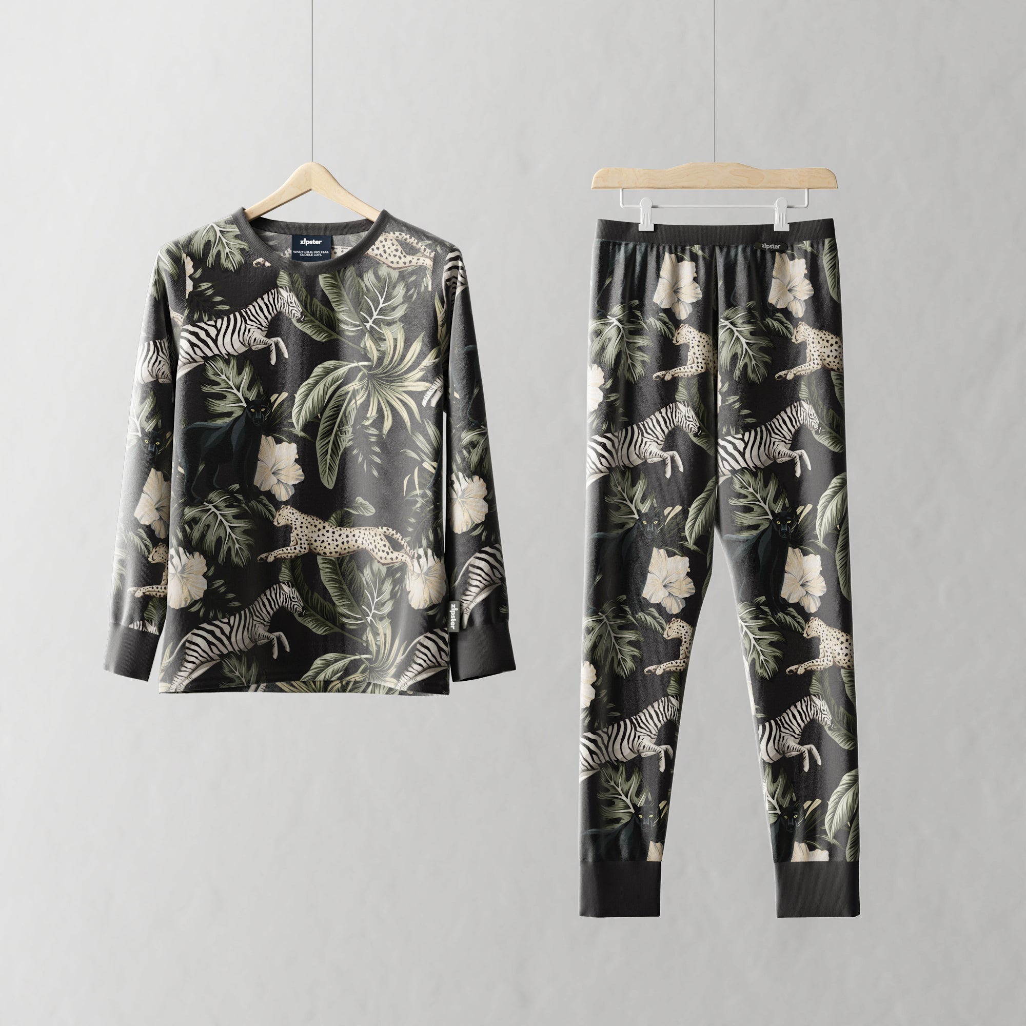 Children's PJ Set Zebra