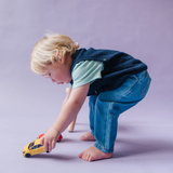 Jean patineur en denim bleu