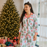 Ladies Pyjamas Set Tied with a Bow