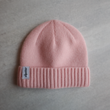 Bonnet en tricot de bambou - Baby Pink