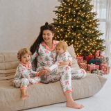 Ladies Pyjamas Set Tied with a Bow