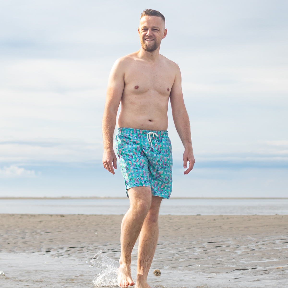 Herren Badehose Paradies