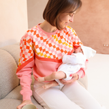 Breastfeeding Sweatshirt - Retro Sunset