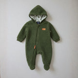 Zipster Teddy Suit Donkergroen