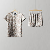 Children's Shortie PJ Set Leopard Print