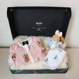 Mini coffret cadeau Peter Rabbit rose (3 pièces)