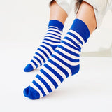 Manitou Socks Stripe Affairs Electric Blue and Pink Panther
